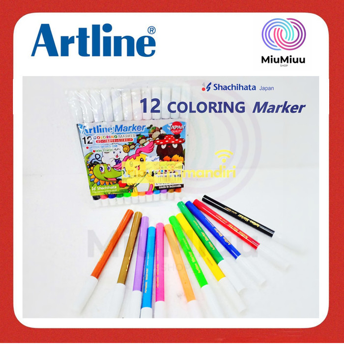 

ARTLINE SPIDOL WARNA EK-316 12WARNA CRAYON ANAK SEKOLAH MENGGAMBAR