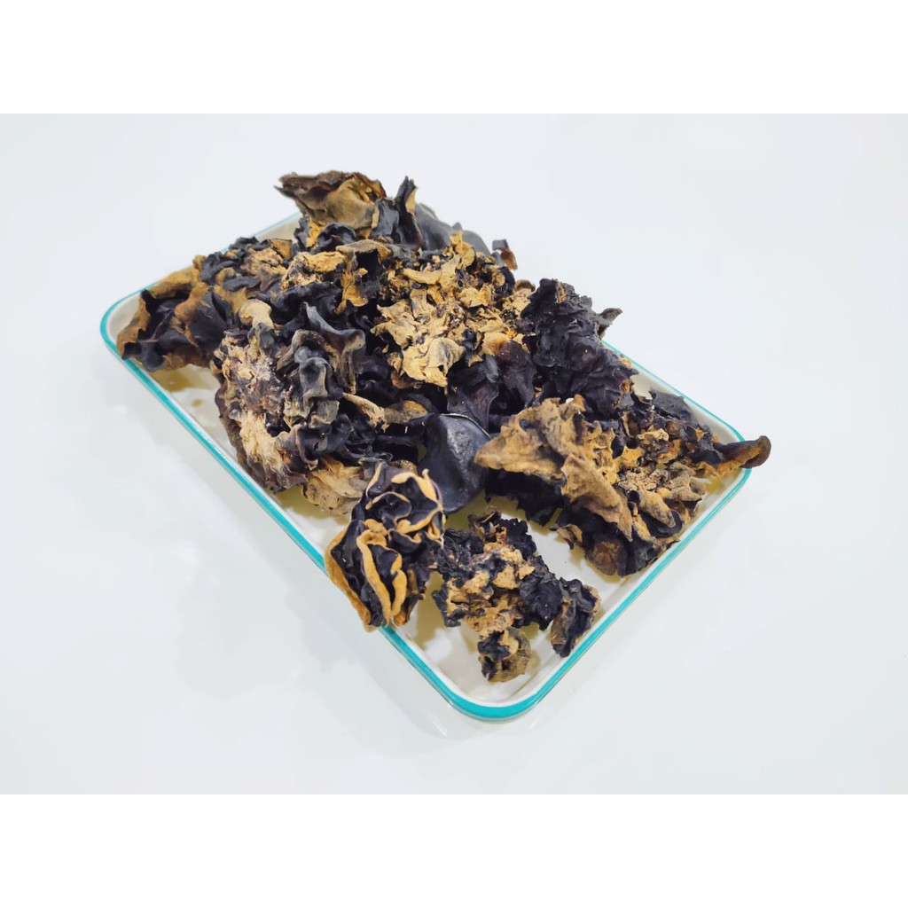 

Jamur Kuping Hitam Kering 50gr White Black Fungus bagus premium bokji dried 50gram 50 gr gram