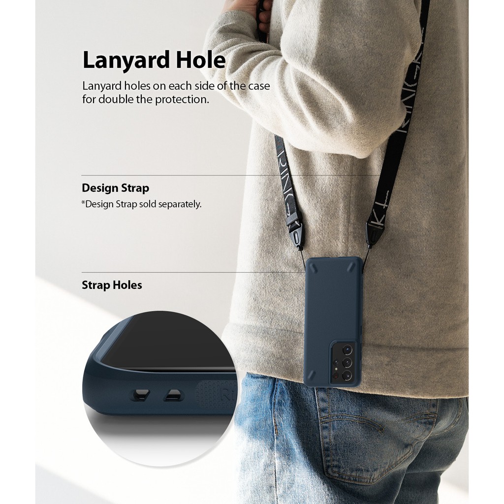 Ringke Samsung Galaxy S21 / S21 Plus / S21 Ultra Onyx Softcase Anti Crack Hybrid Military Drop