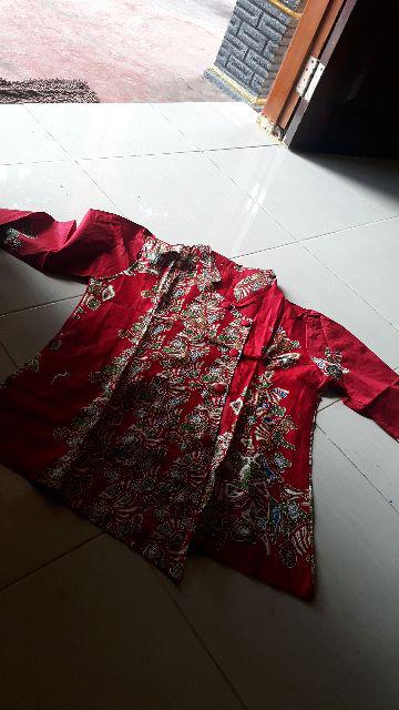 Atasan Blouse Jennifer Batu Baju Kerja Seragam Wanita Kantor Batik Warna Cibulan