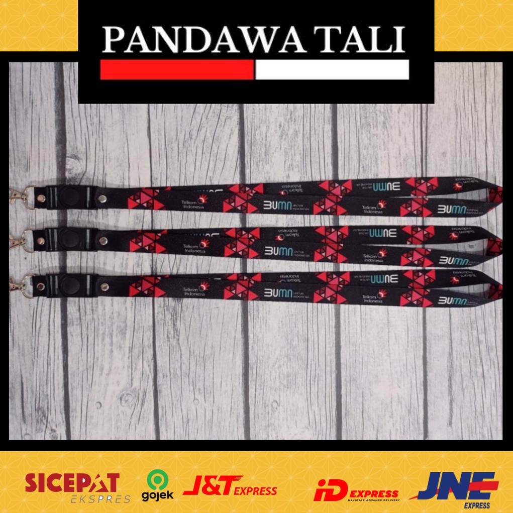 

Lanyard BUMN Telkom Indonesia /Lanyard Murah / Lanyard Printing Pandawa Tali Surabaya PTS
