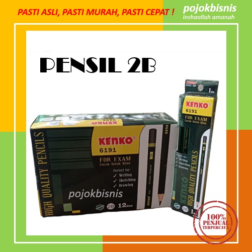 PENSIL 2B HARGA GROSIR 1 PACK ISI 12 TERMURAH