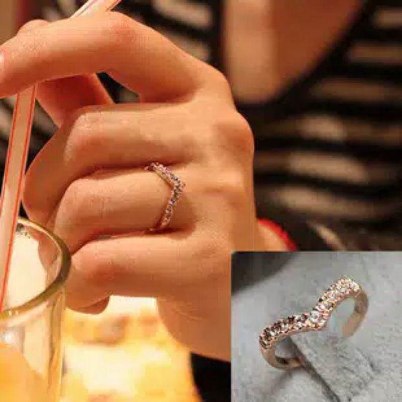 cincin korea import gold diamond