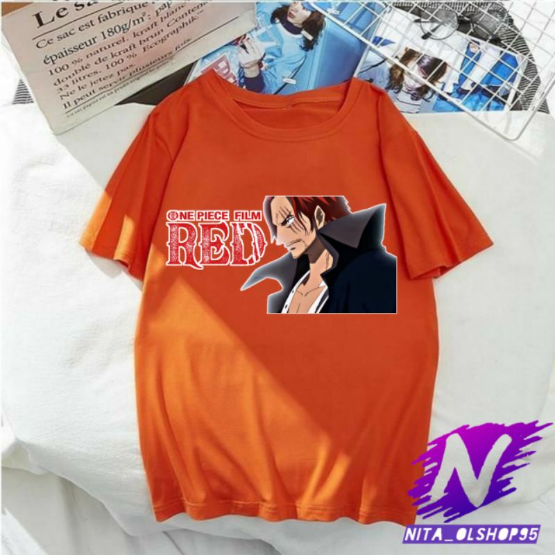 kaos anak akagami no shanks baju anak one piece film red