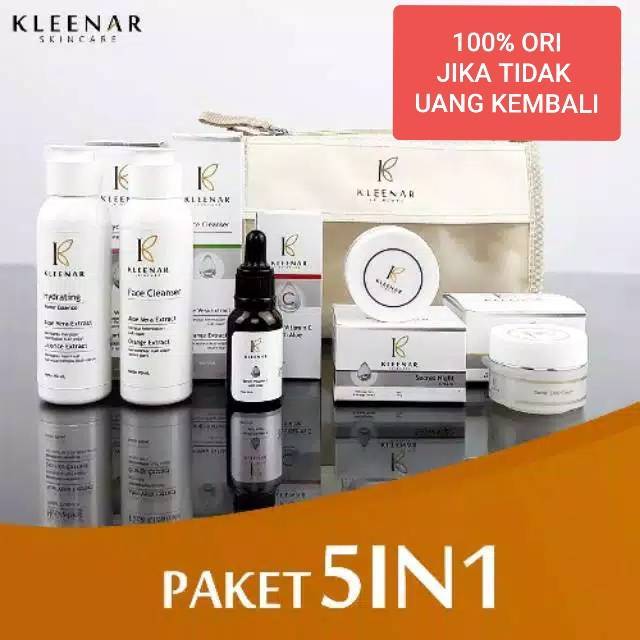 Paket KLEENAR 5 In 1 Krim Pemutih