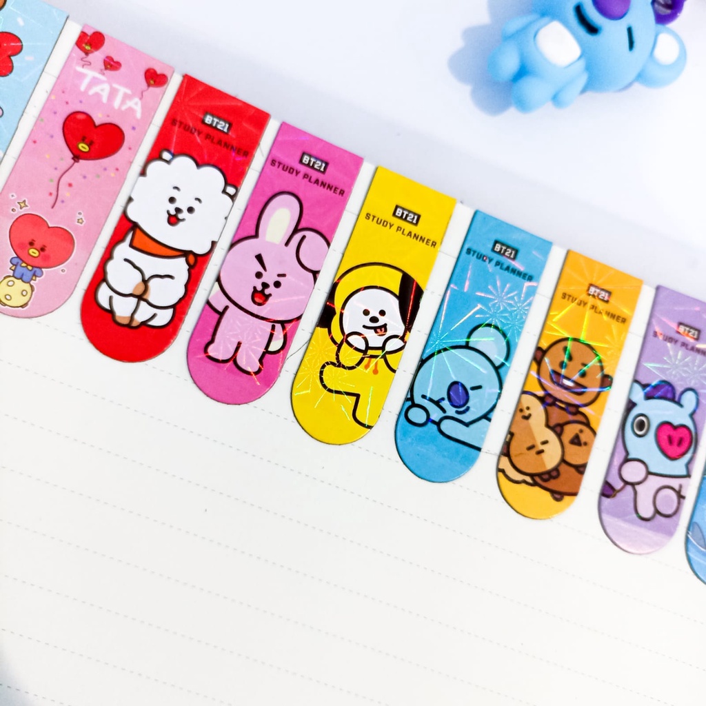 

Bookmark Magnet Kpop Pembatas Buku BTS Blackpink BT21 Boba