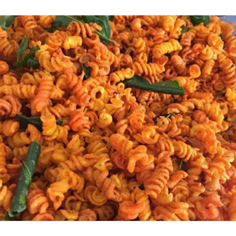 

200gr Makaroni spiral pedas gurih dijamin nagih