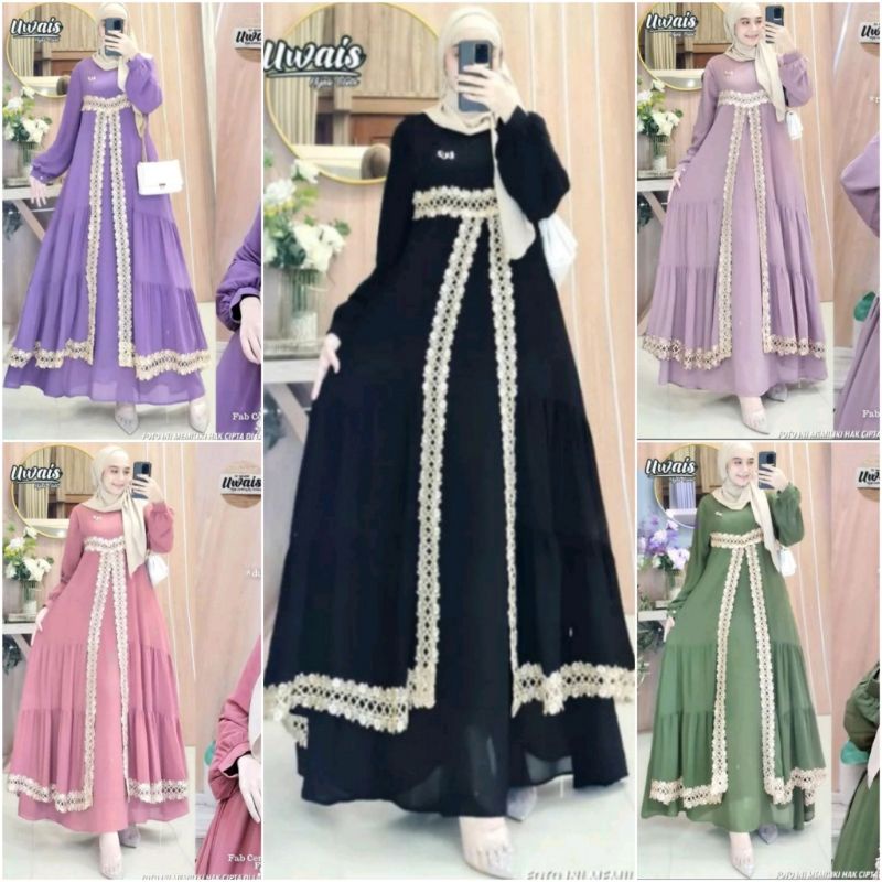 GAMIS RENDA SUPER JUMBO CERUTY BABYDOLL//GAMIS ABAYA//GAMIS LEBARAN//GAMIS RENDA//GAMIS CERUTY SUPER