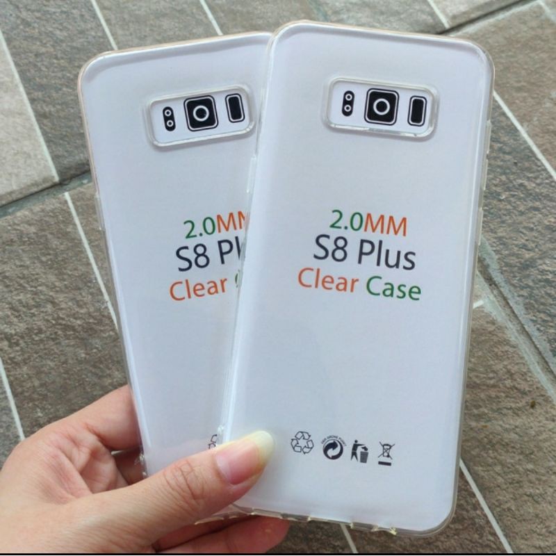 Softcase Case Bening Clear Case Sillikon Kondom Casing Transparan Pelindung HP Samsung S8 , S8 Plus