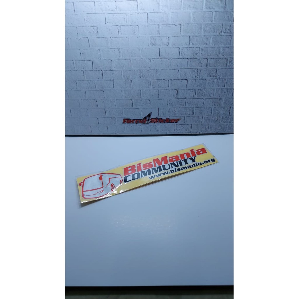 stiker bus sticker BISMANIA community