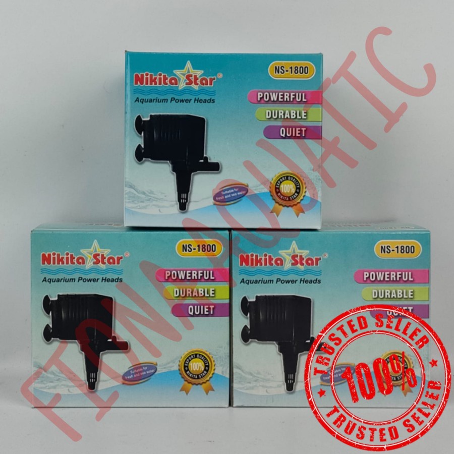 AQUARIUM POWER HEAD NIKITA STAR NS-1800 / MESIN POWER HEAD 1800
