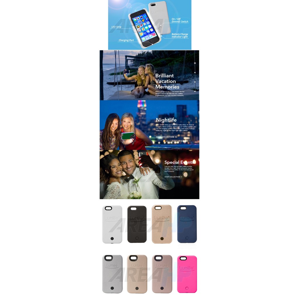 Lumee Selfie LED Light Case for iPhone 5, 5S, SE