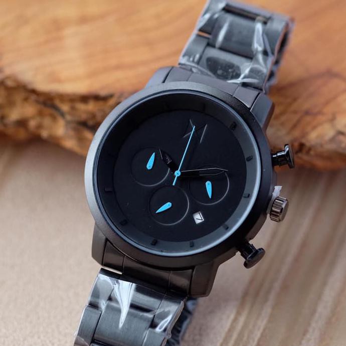 Termurah - Jam Tangan Pria Mvmt Chrono Date Chain Strap - Promo