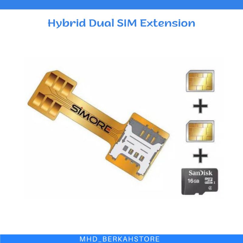 Hybrid Dual Sim Card &amp; microSD adapter extender