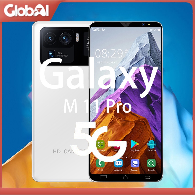【Terbaru 2021 hp promo】Galaxy M11 6GB+128GB Android 10.0 4G/5G hp Fingerprint Garansi Resmi Gratis