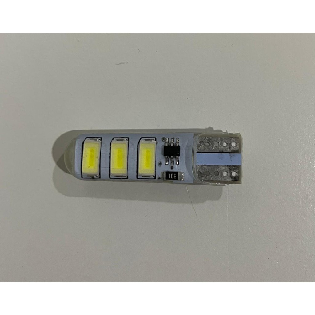 Lampu LED Senja T10 24 Volt 12 Volt 6 LED Nyala Kedip Strobo 24V 12V