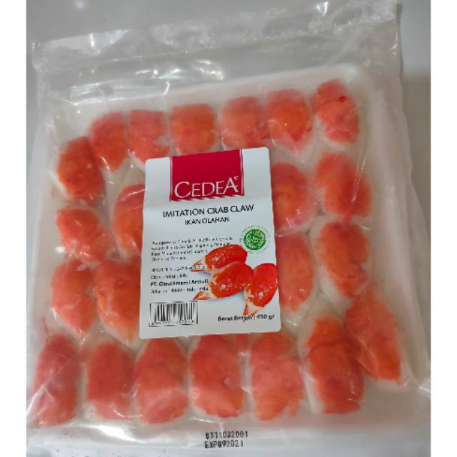 

Cedea crab claw 450gr