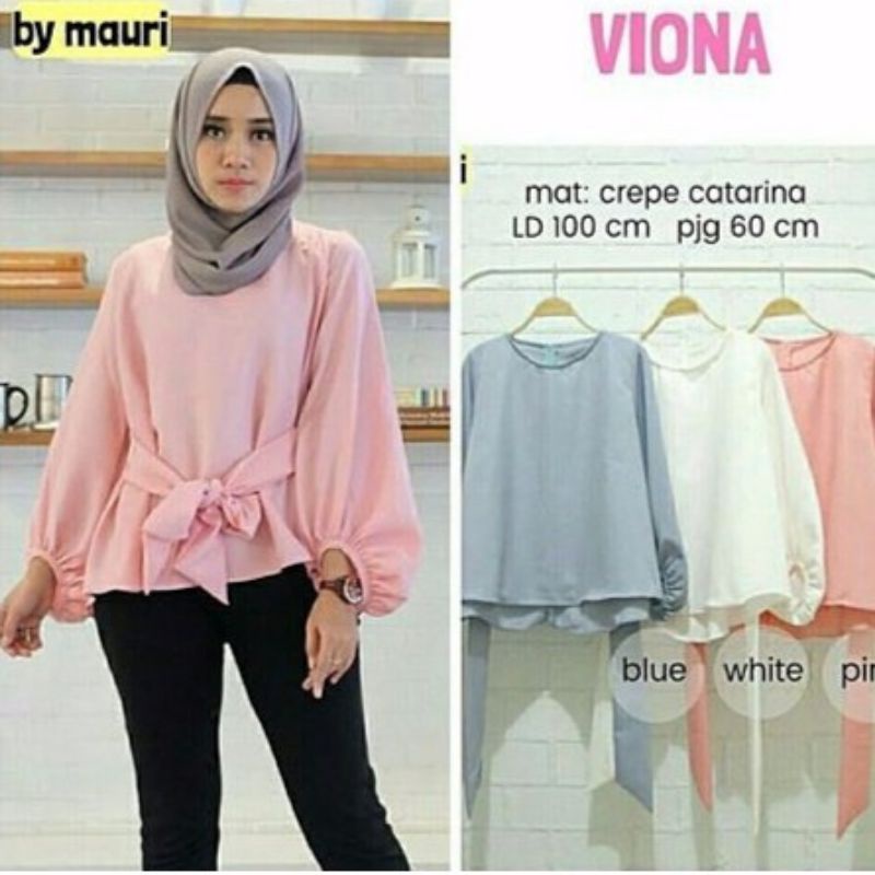 Viona top atasan wanita blouse fashion remaja