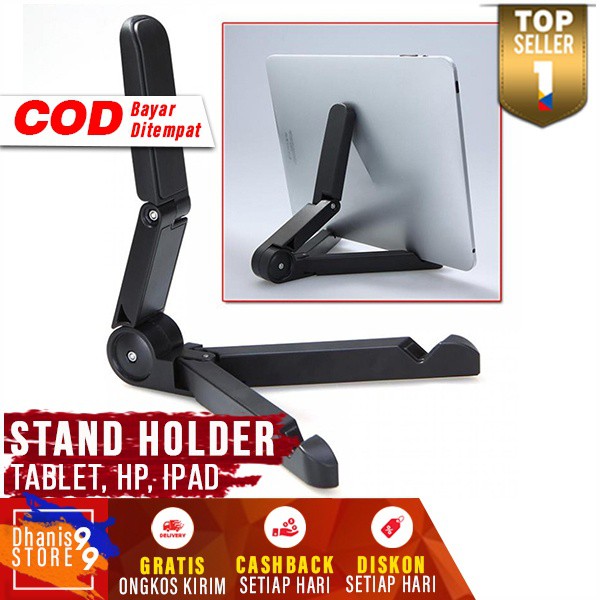 Stand Holder U02 Tablet iPad Smartphone HP Weifeng Penyangga Universal Foldable Nyaman Digunakan