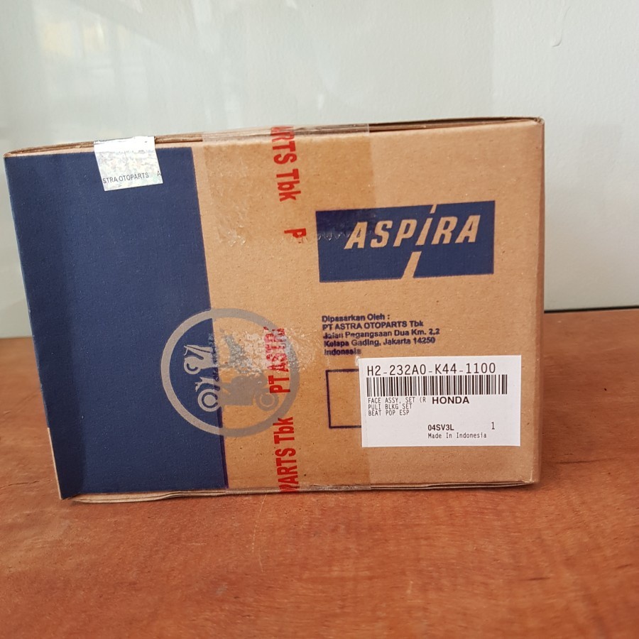FACE SET PULLY BELAKANG ASSY BEAT POP MERK ASPIRA H2-232A0-K44-1100
