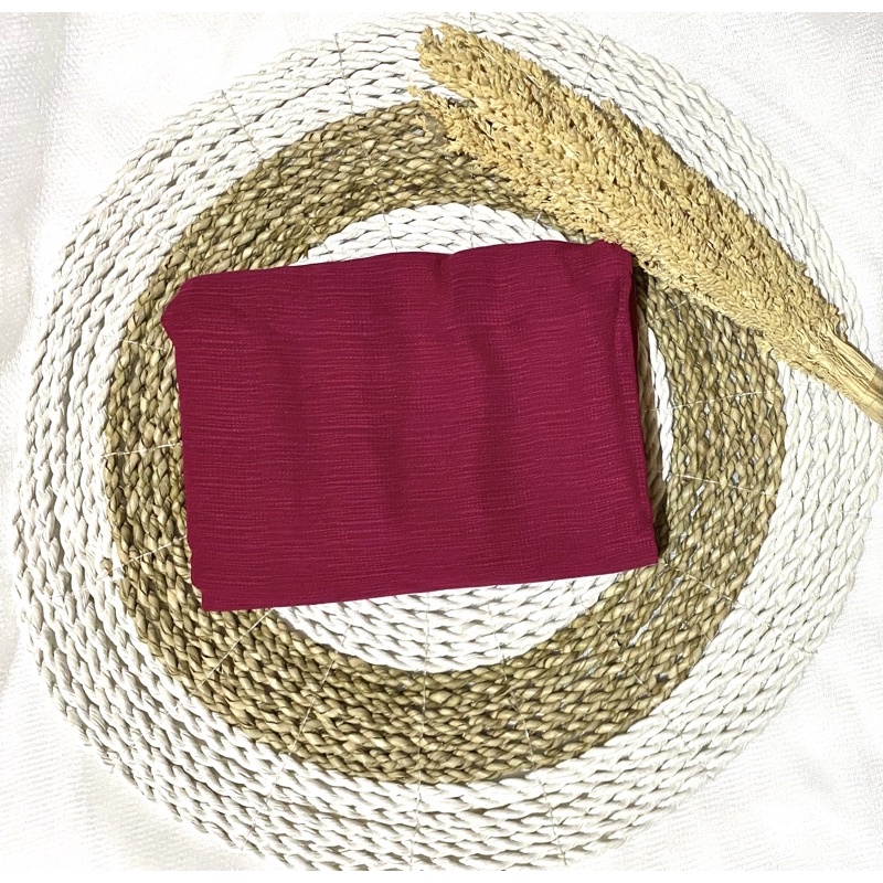 Jilbab segi empat Cornskin Premium Jahit Tepi/ Jilbab Serat Jagung / CORNSKIN-Fanta (neci)