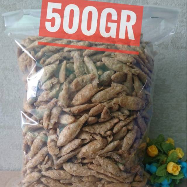 

WADER CRISPY 500GR BERGIZI ENAK GURIH RENDAH MINYAK