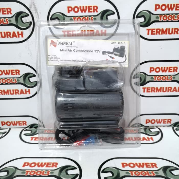 Terbaru Mini Air Compressor Pompa Ban Angin Dc Aki 300Psi Kompressor Kompresor