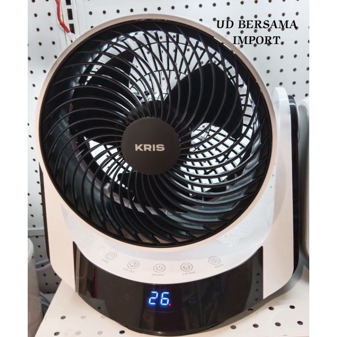 KRIS Kipas Angin Meja Dengan LCD 22.8CM 70W Table Fan