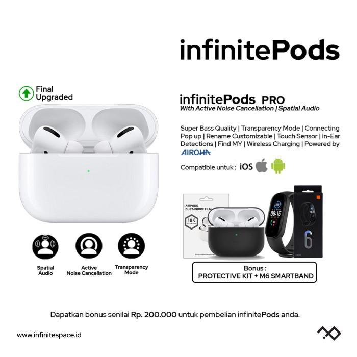 Infinitepods Pro W/ Active Noise Cancellation