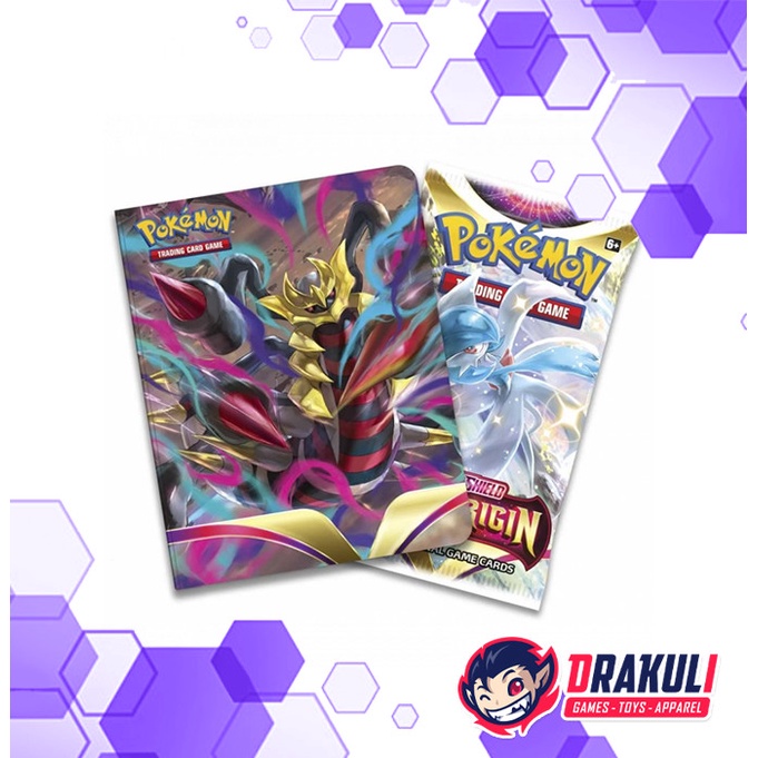 Drakuli Hobbies TCG Pokemon Sword & Shield 11 Lost Origin Mini Portfolio + Booster