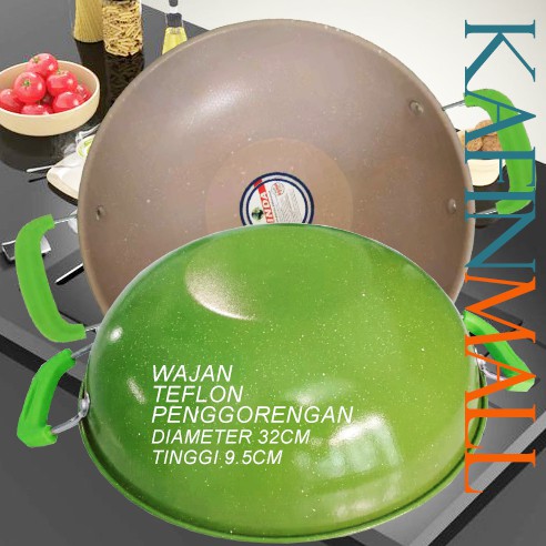 Wajan Bagus 32CM Wajan Bagus Teflon 32cm / Wajan Penggorengan Teflon 32cm