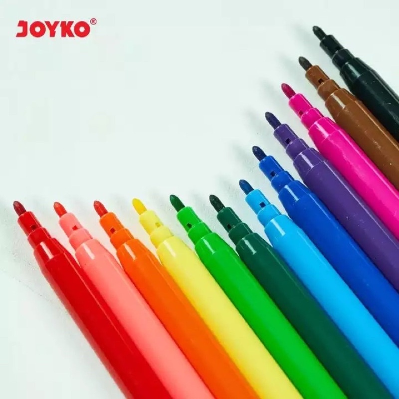 Spidol Set Joyko CLP-47 12Warna / 24Warna