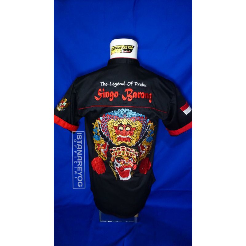 BAJU REOG / HEM / KEMEJA BORDIR SINGO BARONG JARANAN TERLARIS