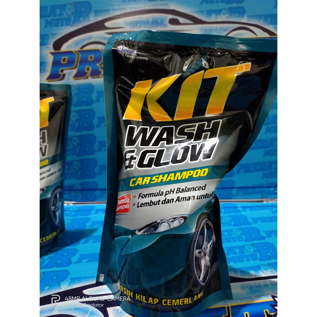 SHAMPOO CUCI MOBIL MOTOR LEMBUT HALUS KIT WASH AND GLOW KILAP 720ML