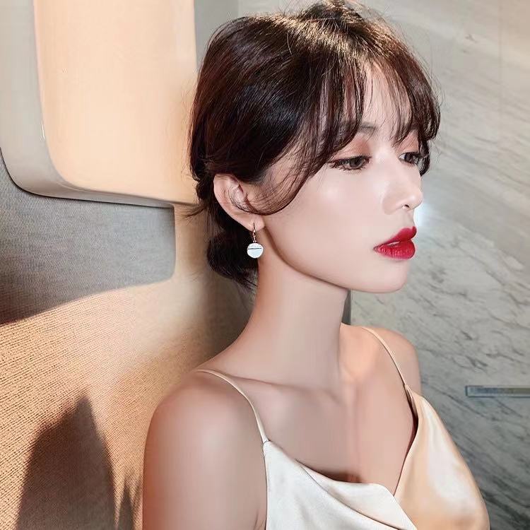 2021 baru trendi high-grade Bahasa Perancis gaya online influencer halus wanita anting-anting Korea