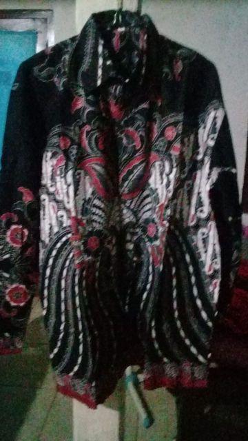 Maura Couple - Sania Ruffle Batik Couple Ori Ndoro Jowi Couple 2518 Couple Batik Sarimbit Gamis