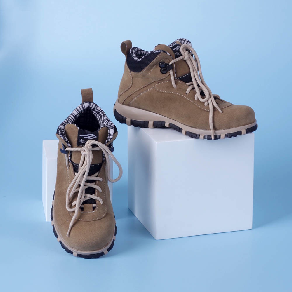 Toko Thabita Sepatu Boots Tactical Anak Laki-laki Tinggi Blackkelly Original Bahan Kulit Suede