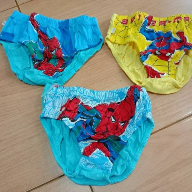 Celana Dalam anak laki laki karakter isi 3 pcs  size 5-6 dan 7-8 dan 9-10 tahun