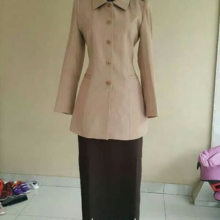 W44R5 Realpict Set Setelan Fashion Wanita Muslim Kuliah 