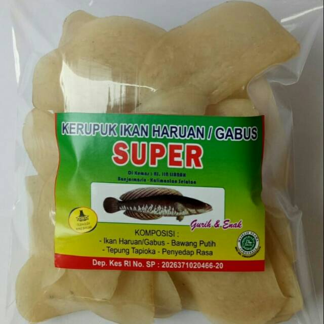 

Kerupuk Ikan Haruan/Gabus