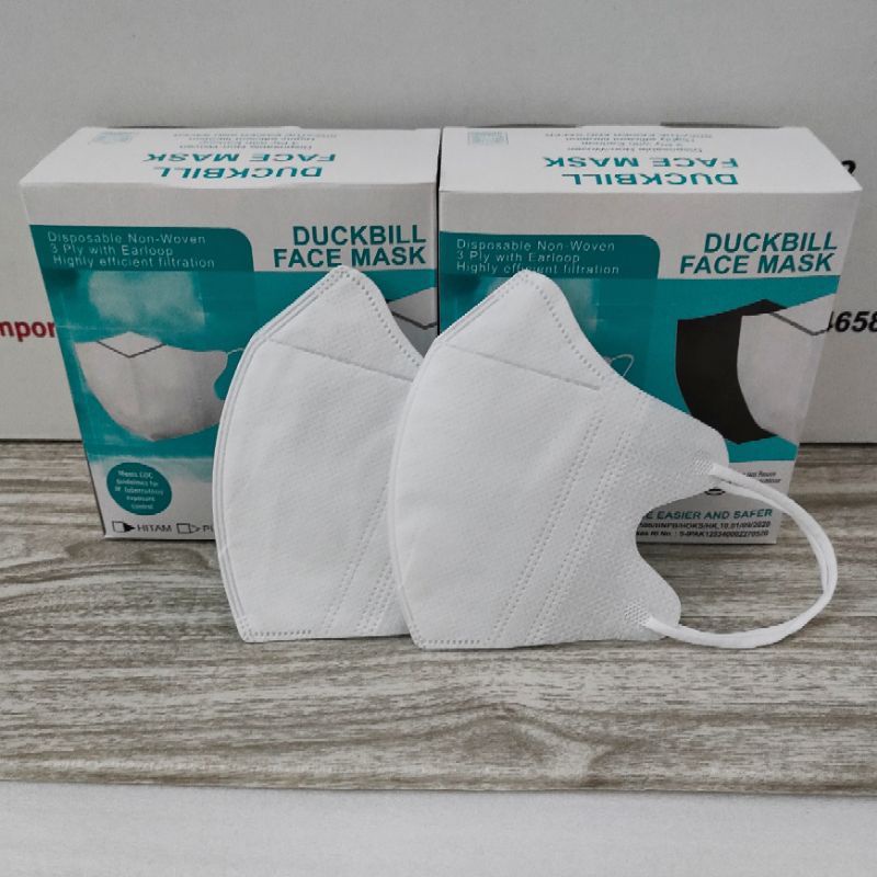 masker Duckbil  hitam putih masker putih masker hitam masker putih polos masker hitam polos masker (