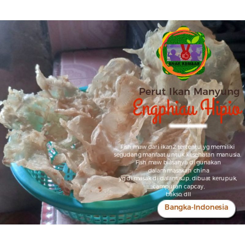 TERMURAH Engphiau hipio perut ikan manyung 100 gr