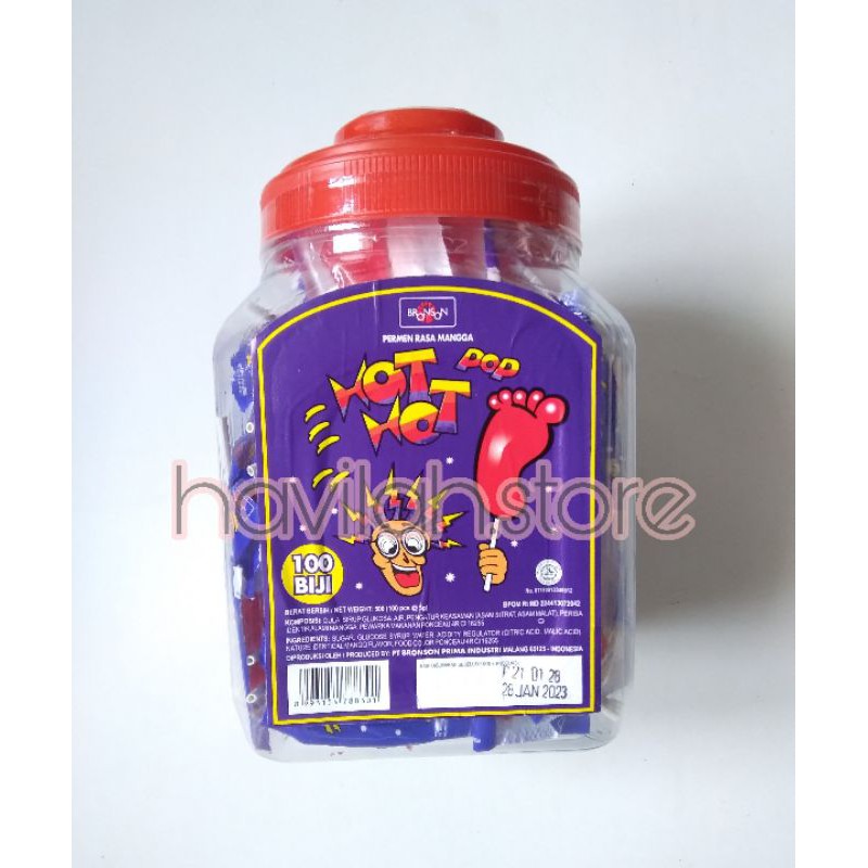 

Hot-Hot Pop Rasa Mangga Toples 500gr