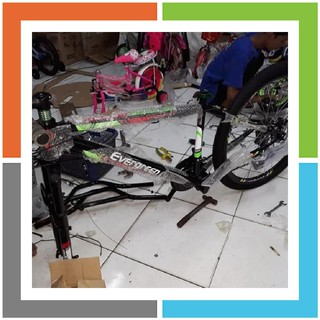  Sepeda  MTB  26 Evergreen  225  discbrake murah Shopee Indonesia