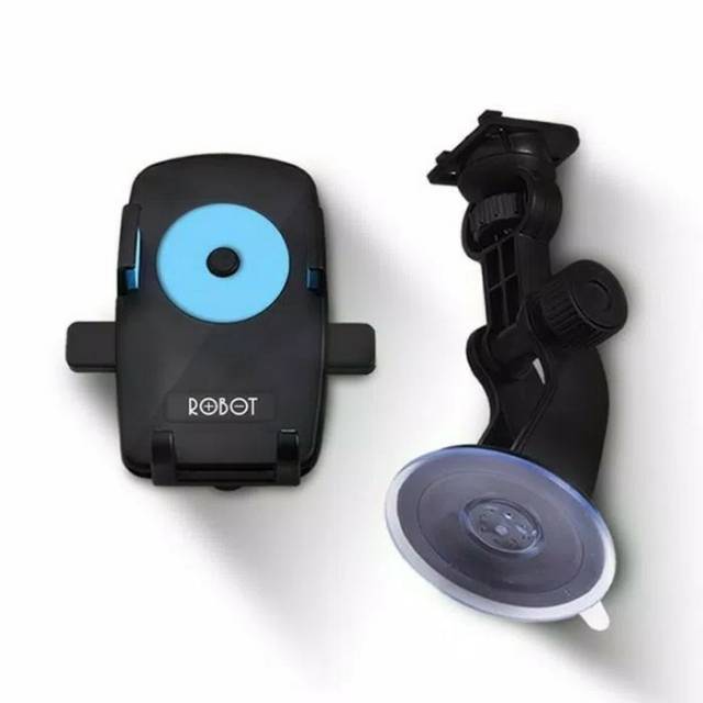 Holder Mobil CAR HOLDER ROBOT RTCH-01 CH01 CH01 360⁰ ROTARY ROTATABLE CAR STAND BLUE+BLACK COLLOR KUAT KOKOH 100% ORIGINAL