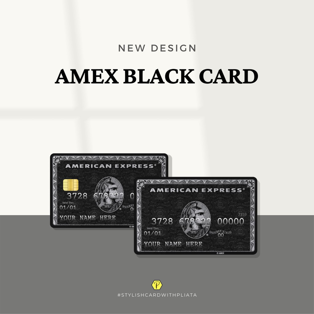 [FAKE] SEASON 1 AMEX - Card Cover Skin Sticker – PLIATA Stiker Kartu ATM, E-Money, E-Toll