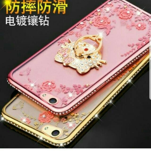 Xiaomi MI 4I / MI4I Softcase Flower ring Series List Diamond