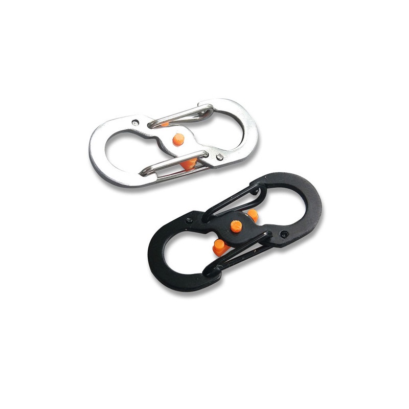 1 Pc Gantungan Kunci Carabiner Bahan Aluminum Alloy Anti Maling Untuk Camping