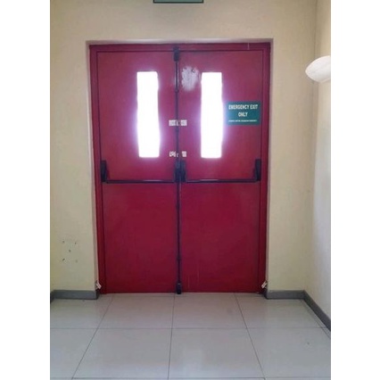 

Paket Panic Bar Exit Rafles Dan Solid 2 Daun Pintu