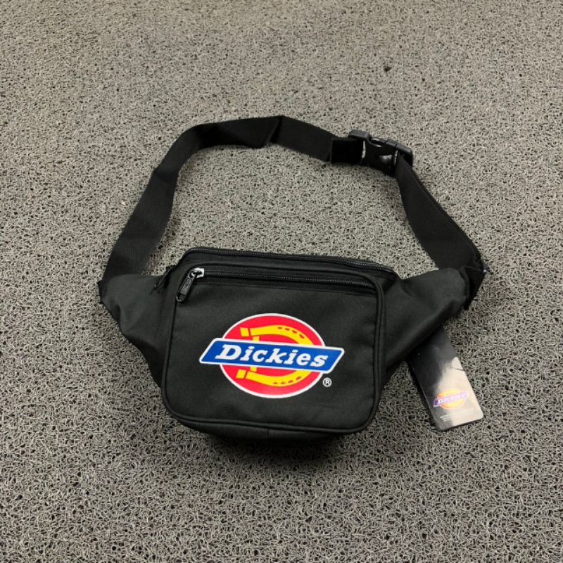 WAIST BAG (TAS PINGGANG) DICKIES BLACK CLASSIC LOGO PREMIUM HIGH QUALITY